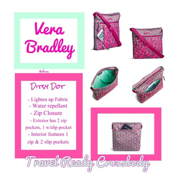 vera bradley travel crossbody